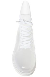 Zigi Shoes Boot See Thru in Clear White