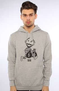 Crooks and Castles The Monopoly Pullover Hoody in Gray