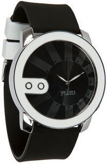 Flud Watches Watch Exchange with Interchangeable Bands in White and Black
