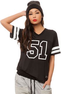 Crooks and Castles Jersey The 5150 Football in Black