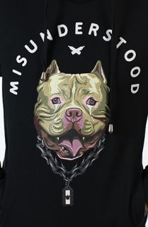 Entree LS MISUNDERSTOOD PITBULL Black Hoodie