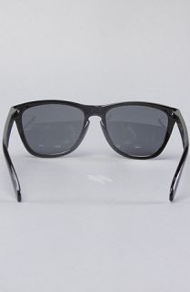 OAKLEY The Frogskins Sunglasses in Polished Black Grey Polarized