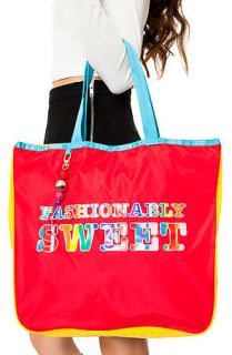 LeSportsac Bag X Dylan's Candy Bar Tote Fashionably Sweet Le Candy in Red