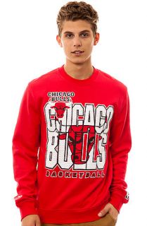Mitchell & Ness Crewneck Sweatshirt Chicago Bulls in Red