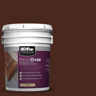 BEHR Premium DeckOver 5 gal. #SC 117 Russet Wood and Concrete Paint 500005