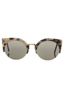 Super Sunglasses The Lucia Sunglasses in Puma Gold Metal