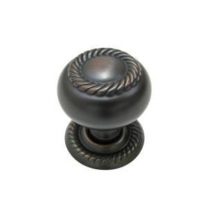Richelieu Hardware Traditional 1 1/4 in. Brushed Oil Rubbed Bronze Cabinet Knob BP86060BORB