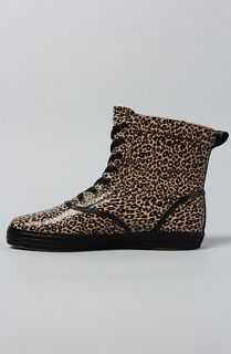 Keds The Champion Puddle Jumper Bootie in Brown Leopard