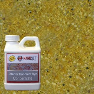 NanoSet Color 8 oz. Citrine Interior Concrete Dye Stain Concentrate NSCLR8OZ106
