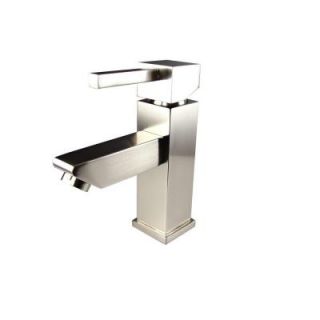 Fresca Versa Single Hole 1 Handle Low Arc Bathroom Faucet in Brushed Nickel FFT1030BN