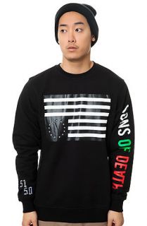 Black Scale Sweatshirt 5150 Rebel Crewneck in Black