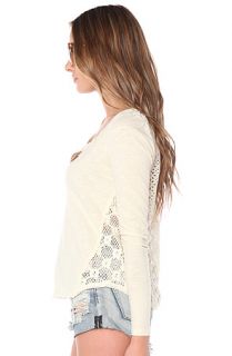 Free People Shirt Patches of Lace Henley in Cream