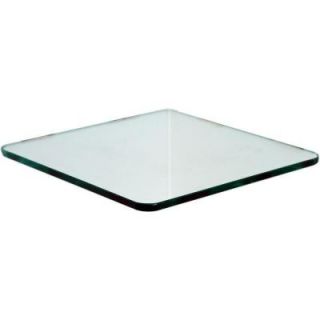 Floating Glass Shelves 3/8 in. Square Glass Corner Shelf (Price Varies By Size) S12
