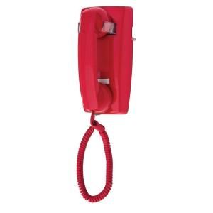 Cortelco Corded Telephone with Volume Control   Red ITT 2554 V RD
