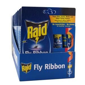Raid Fly Ribbon Trap (12 Pack, 120 Ribbons) FR10B RAID H