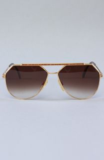 Vintage Eyewear The Cazal 733 Aviator Sunglasses in Gold
