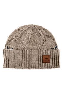 RVCA Hat Croz Beanie in Brown