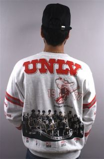 And Still x For All To Envy Vintage 90s UNLV Runnin Rebels Crewneck Sweatshirt NWT