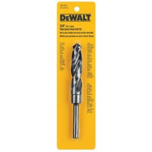 DEWALT 3/4 in. Black Oxide Reduced Shank Drill Bit DW1625