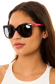 Vans Sunglasses 80s in Black Neon Pink