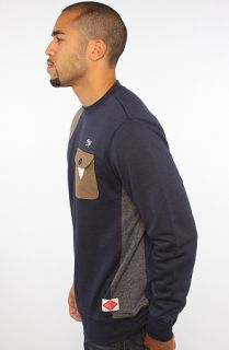 Crooks and Castles The Huntersville Crewneck Sweatshirt in Dark Navy