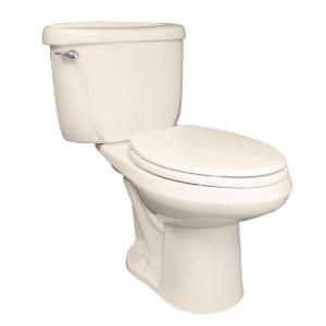 American Standard Cadet Right Height (16 1/2 In.) Elongated Pressure Assist Toilet Bowl in Linen 3109016