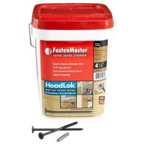 FastenMaster HeadLok 4 1/2 in. Coarse Steel Wafer Head Star Wood Screws (250 Pack) FMHLGM412 250