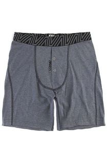 BR4SS Underwear Boxers Fitted Charcoal/Black