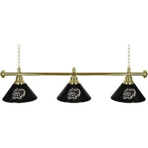 Trademark Global Army Black Knights 60 in. Three Shade Hanging Billiard Lamp CLC4800 ARM