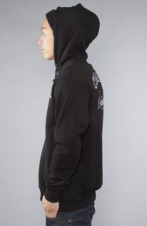 Crooks and Castles The Coca Caviar Zip Up Hoody in Black