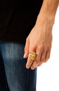 Premium Ring Jesus in Gold