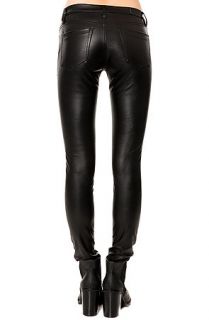 Blank NYC Pants Super Skinny Vegan Leather in Black