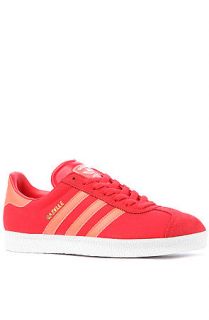 Adidas Sneaker Gazell 2 in Vivid Red, Infrared, & White