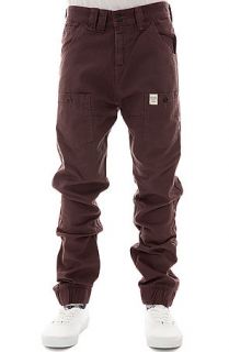 Bellfield The Cuffed Chino Pants in Aubergine