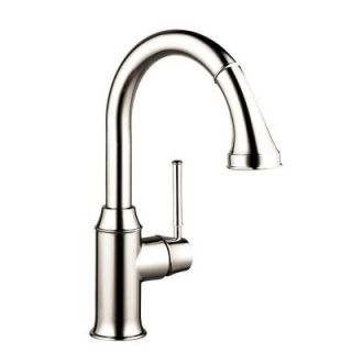 Talis C Prep Single Handle Pull Down Sprayer Kitchen Faucet in Polished Nickel 04216830