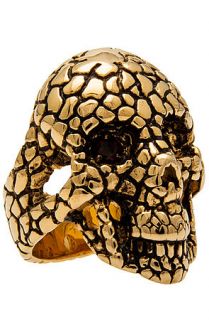 Han Cholo Ring The Nugget Skull in Gold