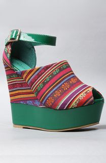 *Sole Boutique The Jayda Shoe in Green Native