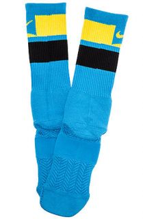 Nike SB Socks Elite Skate Crew in Vivid Blue, Varsity Maze and Black Blue