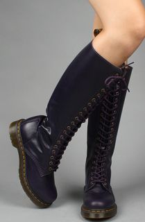 Dr. Martens The 1B60 20Eye Zip Boot in Potent Purple