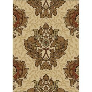 Orian Rugs Harrison Bisque 7 ft. 10 in. x 10 ft. 10 in. Area Rug 272802