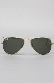 Ray Ban The Aviator Small Metal Sunglasses in Arista