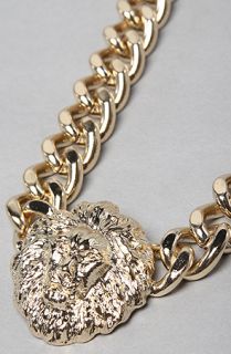 Melody Ehsani The Queen of the Jungle Small Necklace in Gold