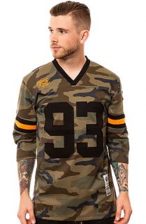 The RockSmith Jersey Daft Rock Football in Woodland Camo