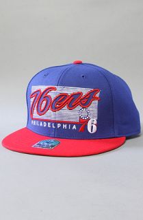 47 Brand Hats The 76ers Kalvin MVP Snapback Cap in Royal Red