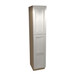 Home Decorators Collection Assembled 18x90x24 in. Utility Cabinet in Newport Pacific White U182490L NPW