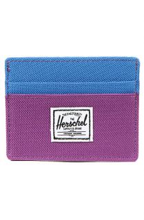Herschel Supply Wallet Charlie in Purple & Cobalt