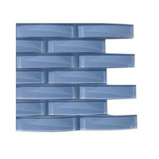 Splashback Tile Blue Pelican Glass Tile Sample C2D5 GLASS TILE