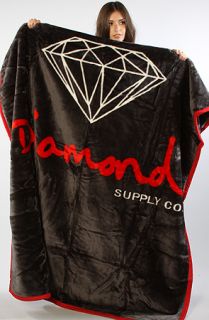 Diamond Supply Co. The Diamond OG Blanket in Black Red