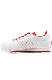 Adidas Shoe Synthetic Samoa in White and Red