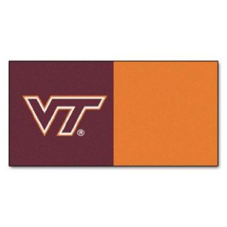 FANMATS Virginia Tech University 18 in. x 18 in. Carpet Tile (20 Tiles / Case) 8531